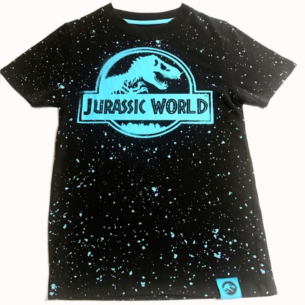 Jurassic World Tee - Small - Blue Speckled